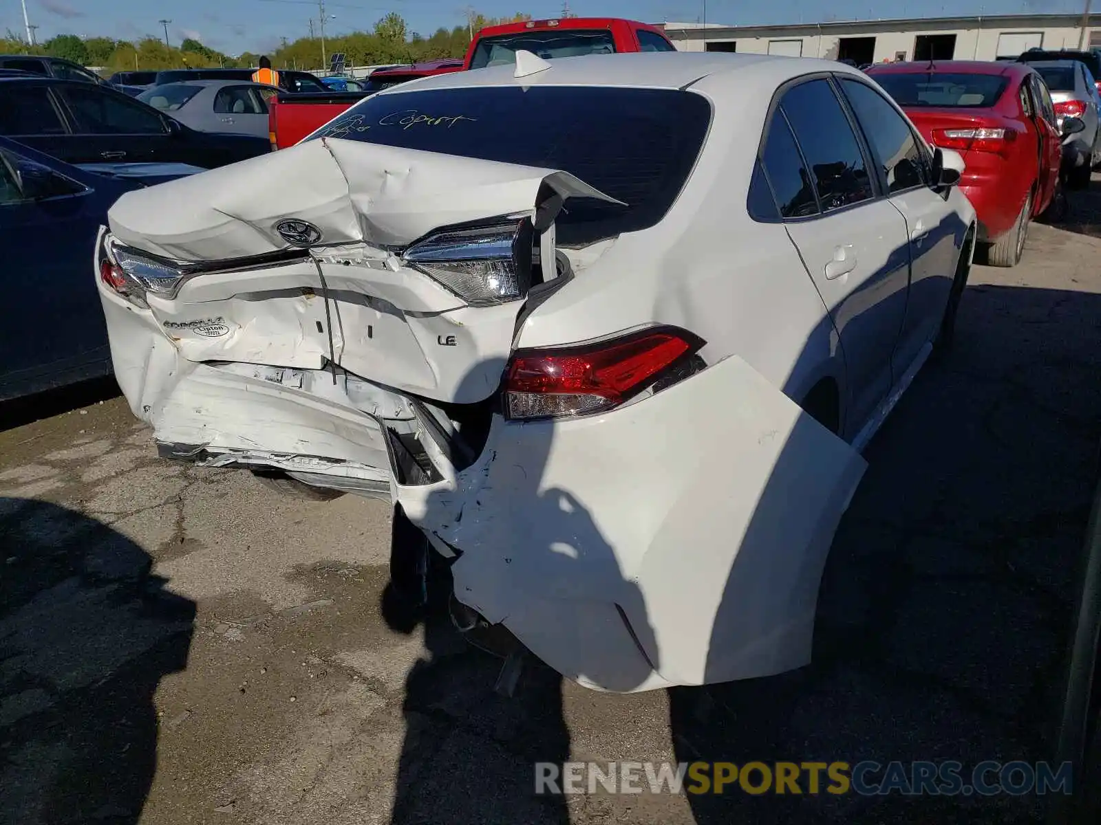 4 Photograph of a damaged car JTDEPMAE4MJ132486 TOYOTA COROLLA 2021