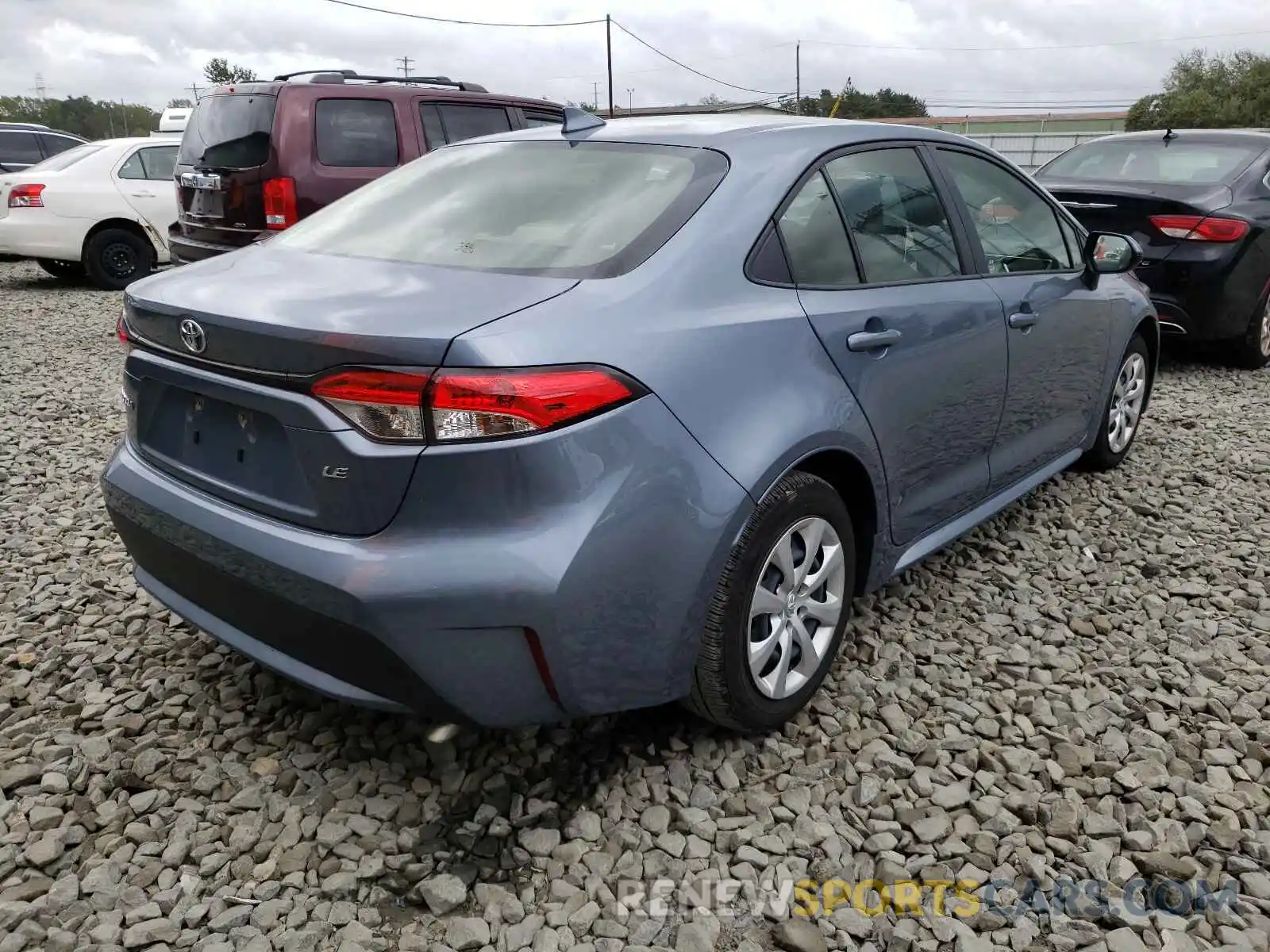 4 Photograph of a damaged car JTDEPMAE4MJ133766 TOYOTA COROLLA 2021