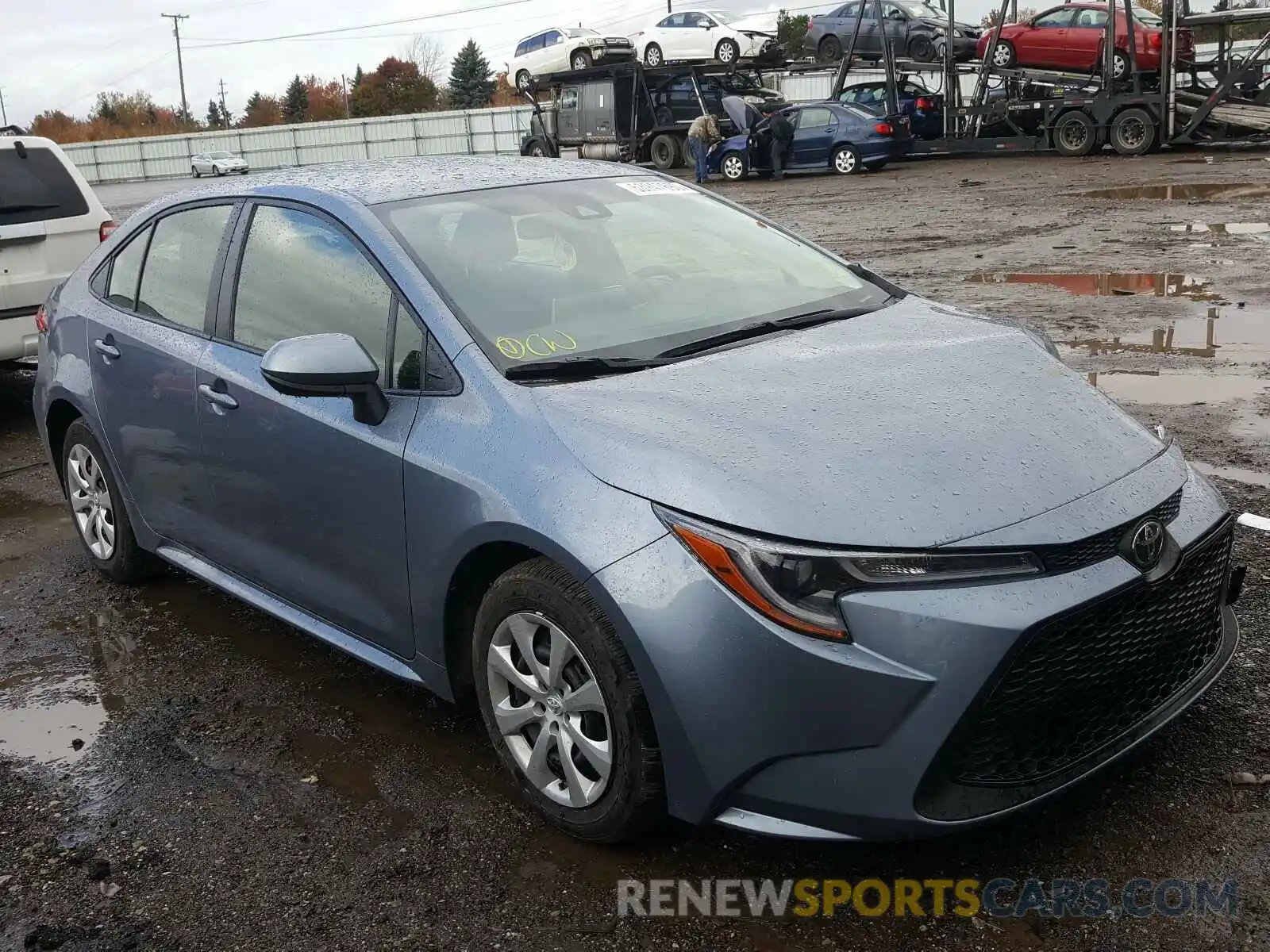 1 Photograph of a damaged car JTDEPMAE4MJ134142 TOYOTA COROLLA 2021