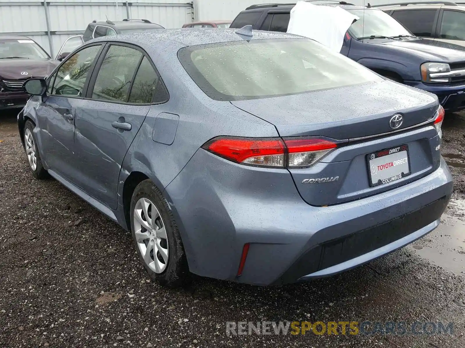 3 Photograph of a damaged car JTDEPMAE4MJ134142 TOYOTA COROLLA 2021