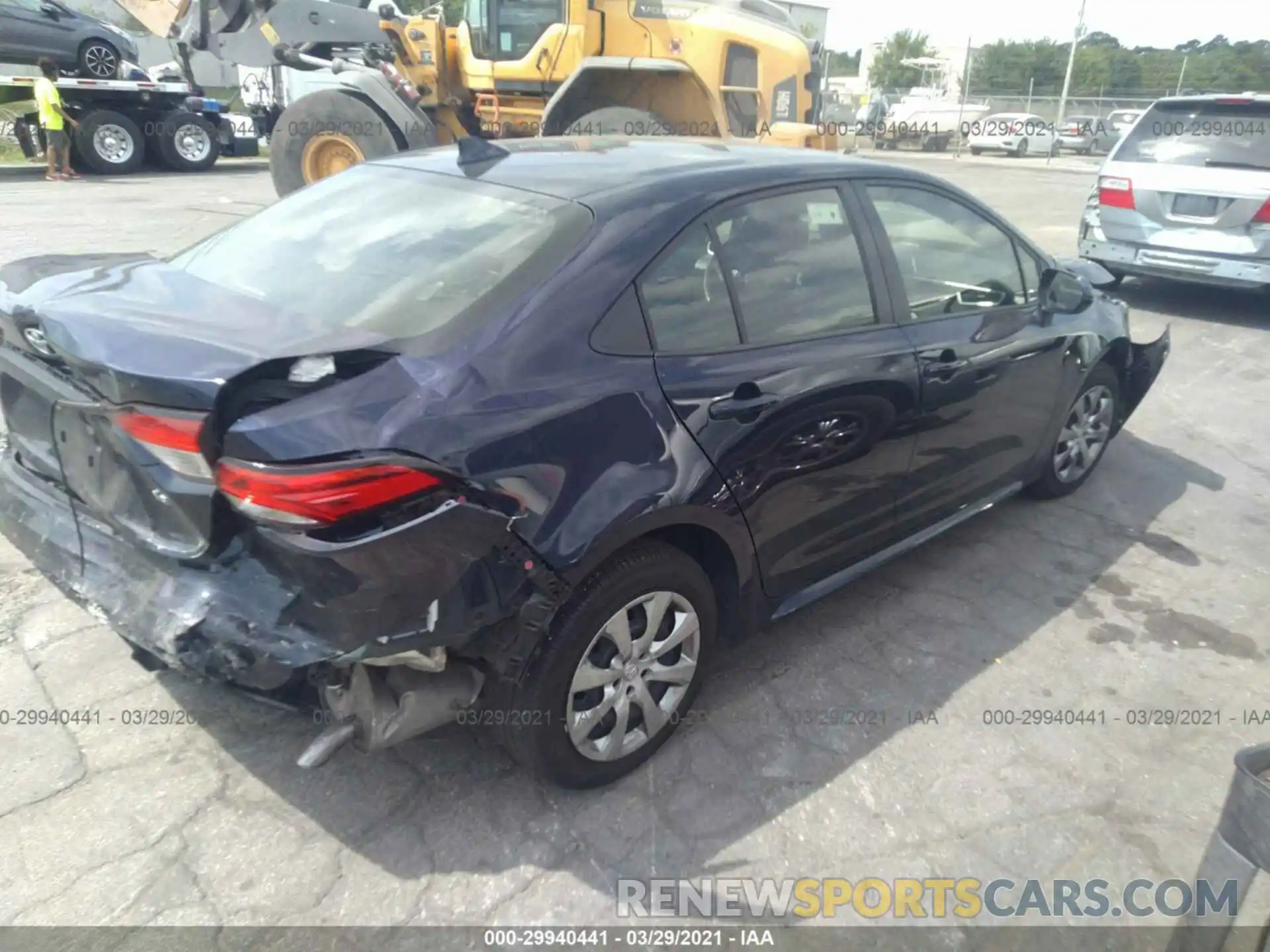 4 Photograph of a damaged car JTDEPMAE4MJ135453 TOYOTA COROLLA 2021