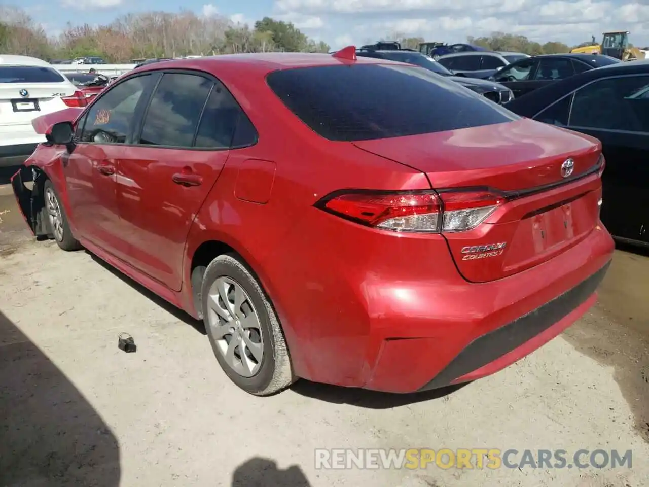 3 Photograph of a damaged car JTDEPMAE4MJ135663 TOYOTA COROLLA 2021