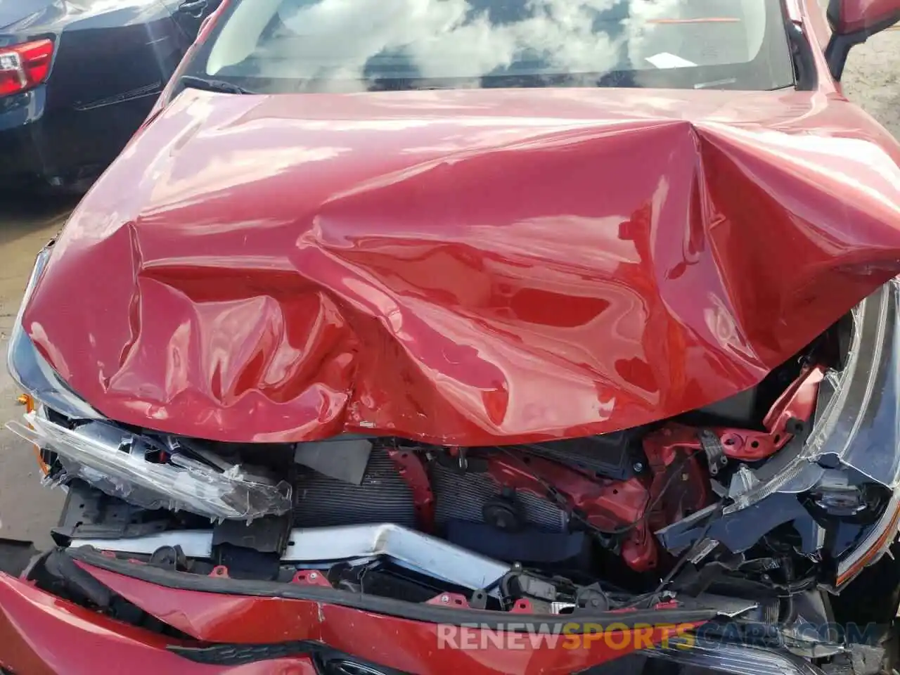 7 Photograph of a damaged car JTDEPMAE4MJ135663 TOYOTA COROLLA 2021