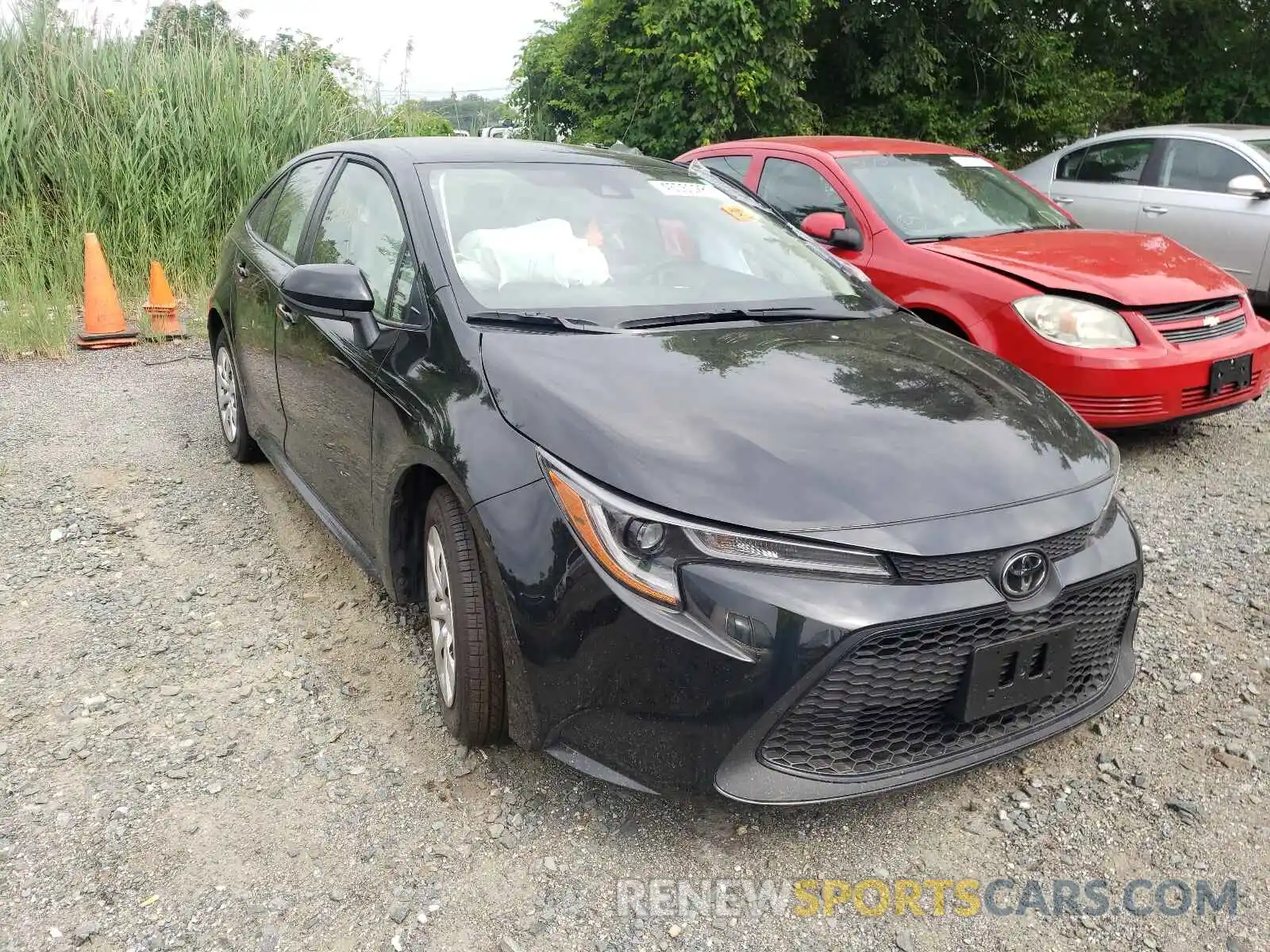 1 Photograph of a damaged car JTDEPMAE4MJ135906 TOYOTA COROLLA 2021