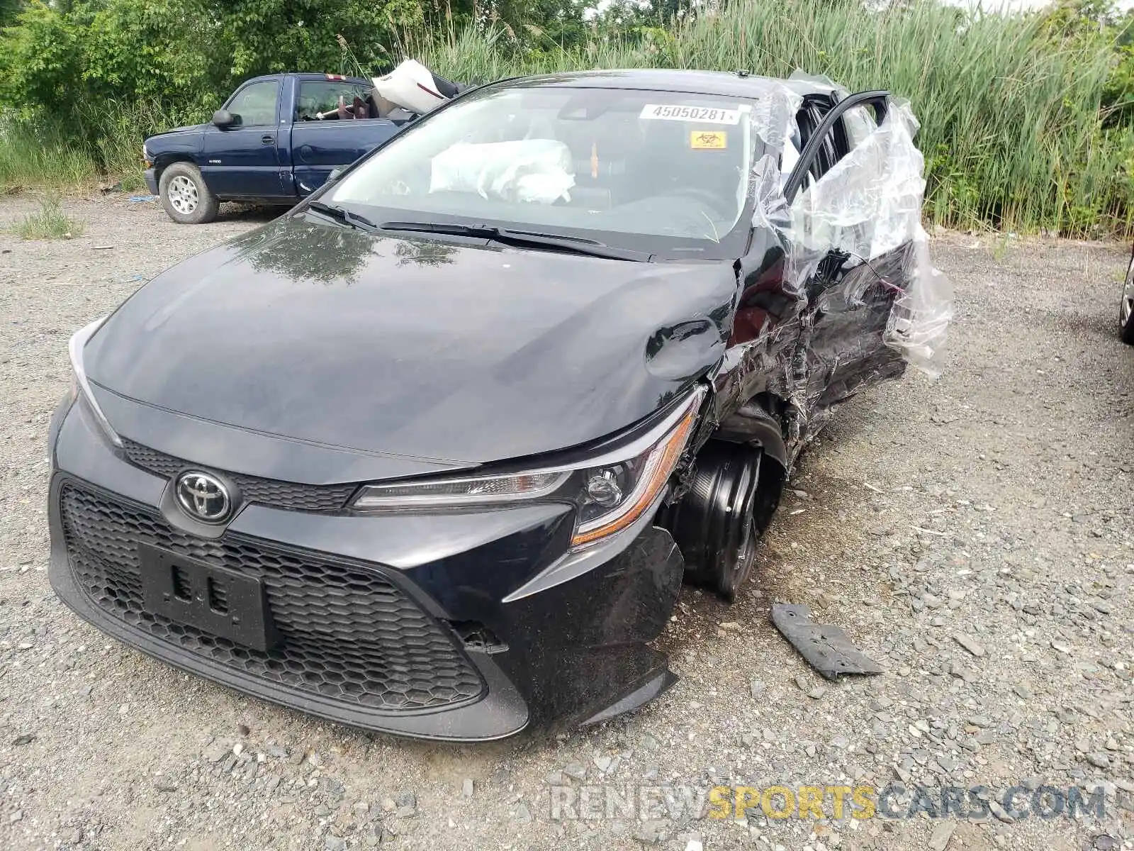 2 Photograph of a damaged car JTDEPMAE4MJ135906 TOYOTA COROLLA 2021