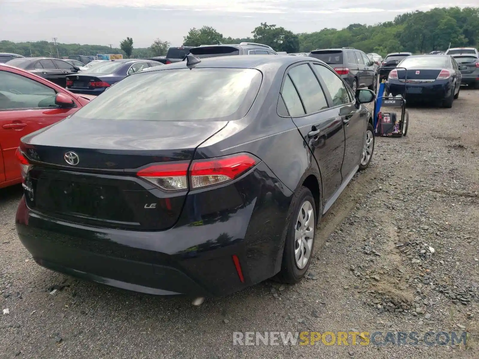 4 Photograph of a damaged car JTDEPMAE4MJ135906 TOYOTA COROLLA 2021