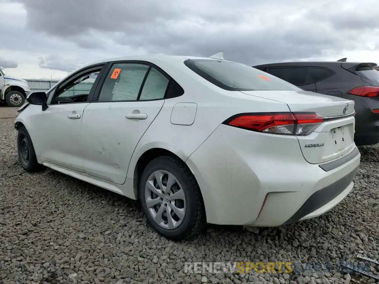 2 Photograph of a damaged car JTDEPMAE4MJ136019 TOYOTA COROLLA 2021