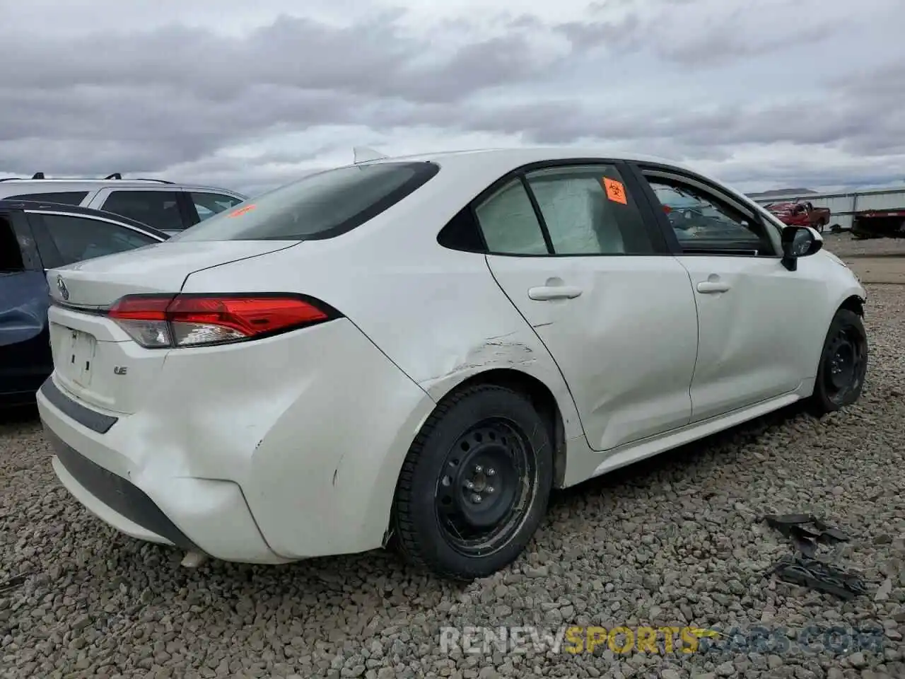 3 Photograph of a damaged car JTDEPMAE4MJ136019 TOYOTA COROLLA 2021