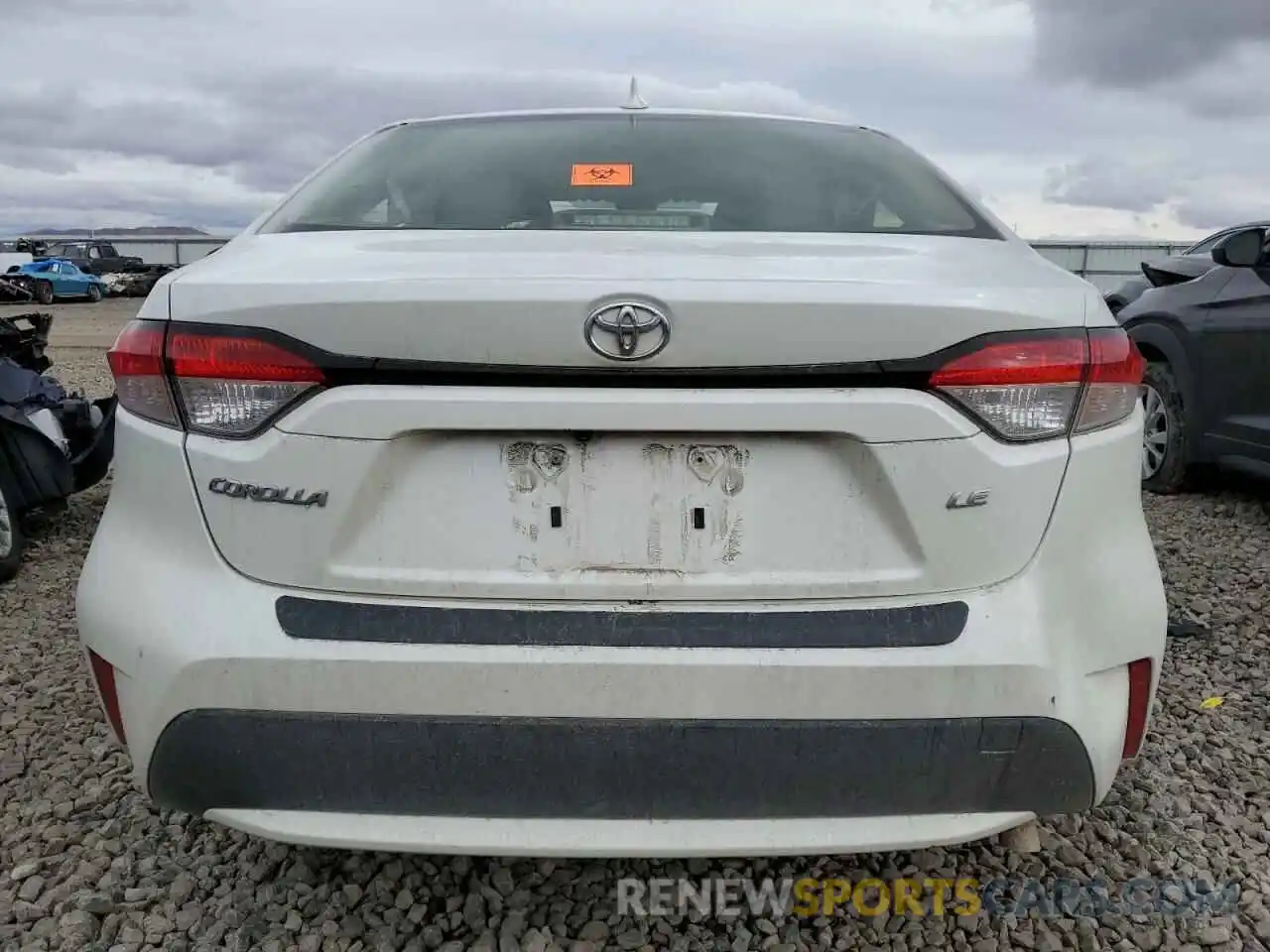 6 Photograph of a damaged car JTDEPMAE4MJ136019 TOYOTA COROLLA 2021