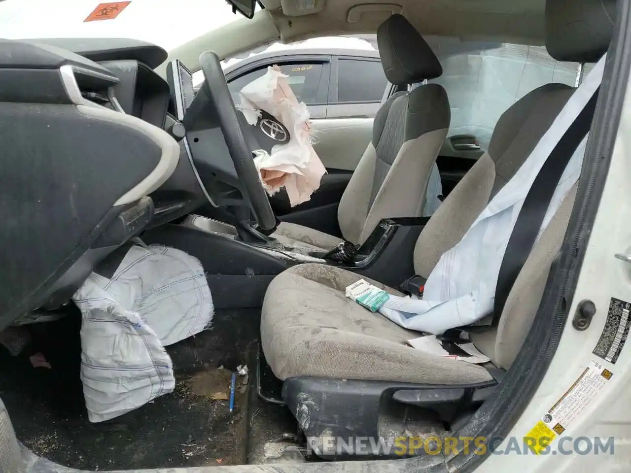 7 Photograph of a damaged car JTDEPMAE4MJ136019 TOYOTA COROLLA 2021