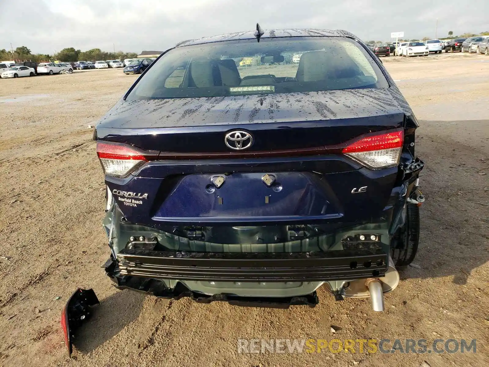 9 Photograph of a damaged car JTDEPMAE4MJ136778 TOYOTA COROLLA 2021