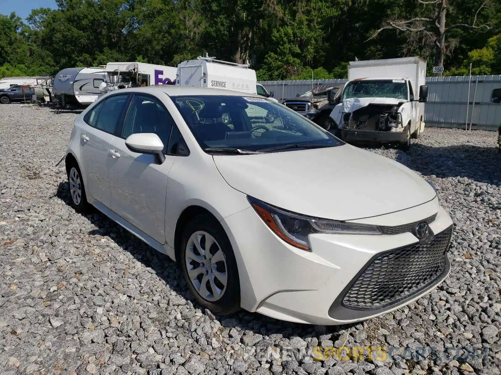 1 Photograph of a damaged car JTDEPMAE4MJ137476 TOYOTA COROLLA 2021