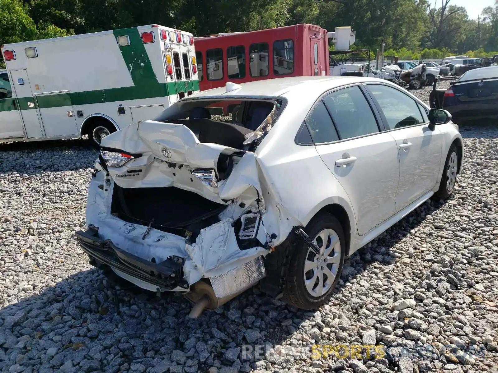 4 Photograph of a damaged car JTDEPMAE4MJ137476 TOYOTA COROLLA 2021