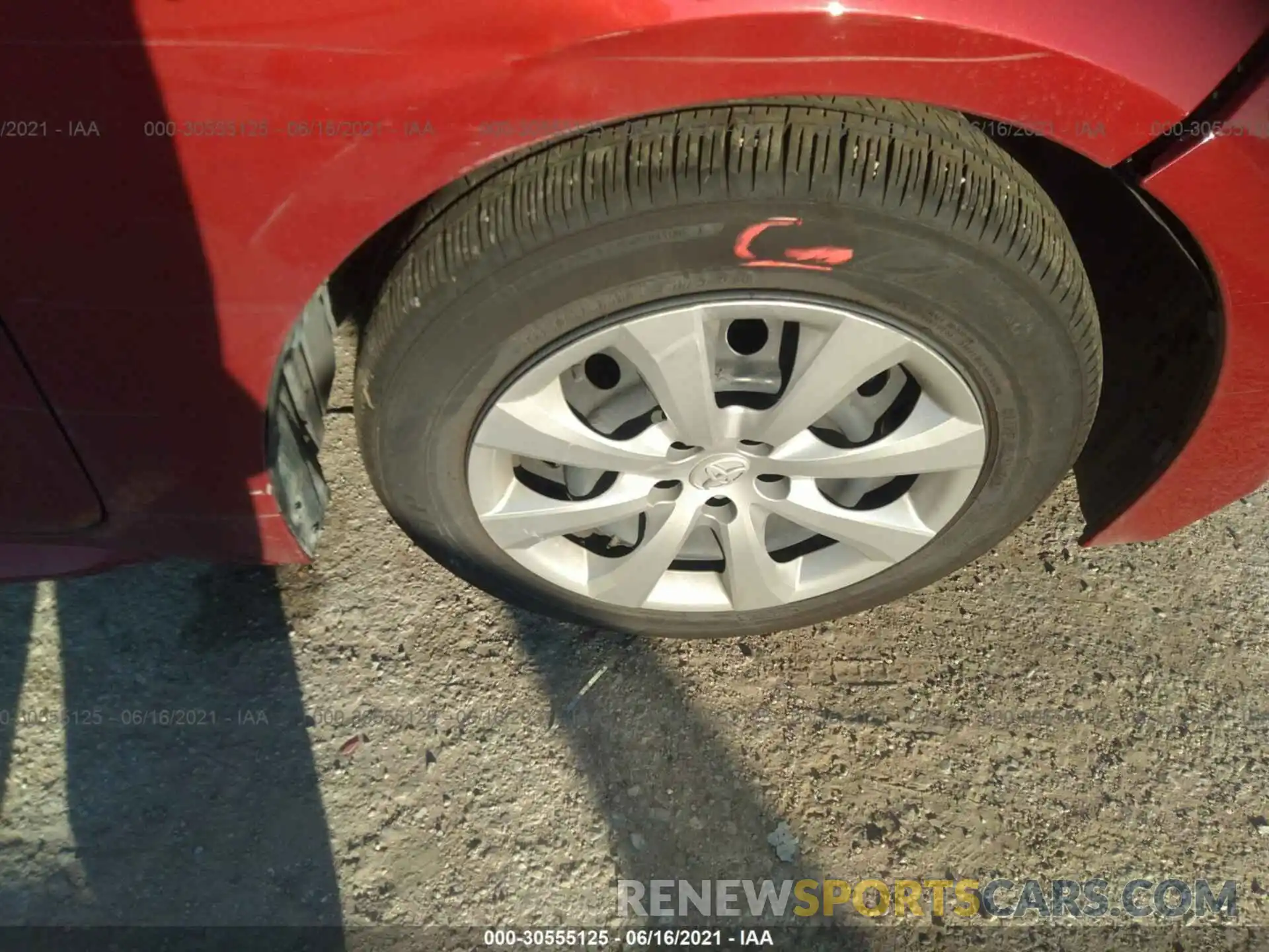 14 Photograph of a damaged car JTDEPMAE4MJ137851 TOYOTA COROLLA 2021