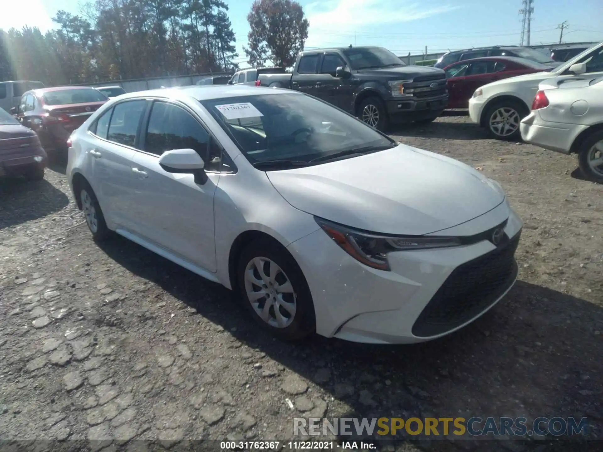 1 Photograph of a damaged car JTDEPMAE4MJ138319 TOYOTA COROLLA 2021