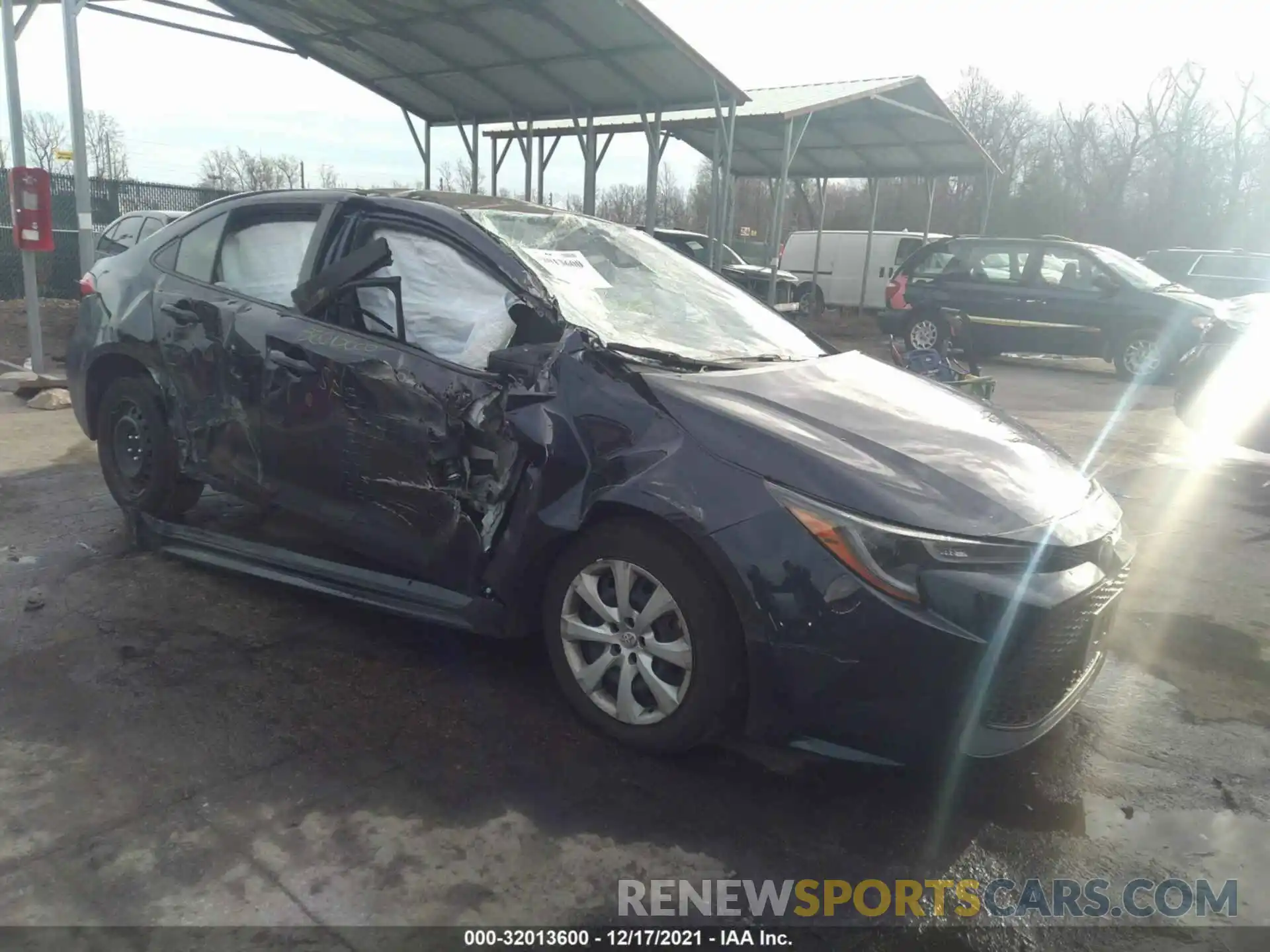 1 Photograph of a damaged car JTDEPMAE4MJ138353 TOYOTA COROLLA 2021