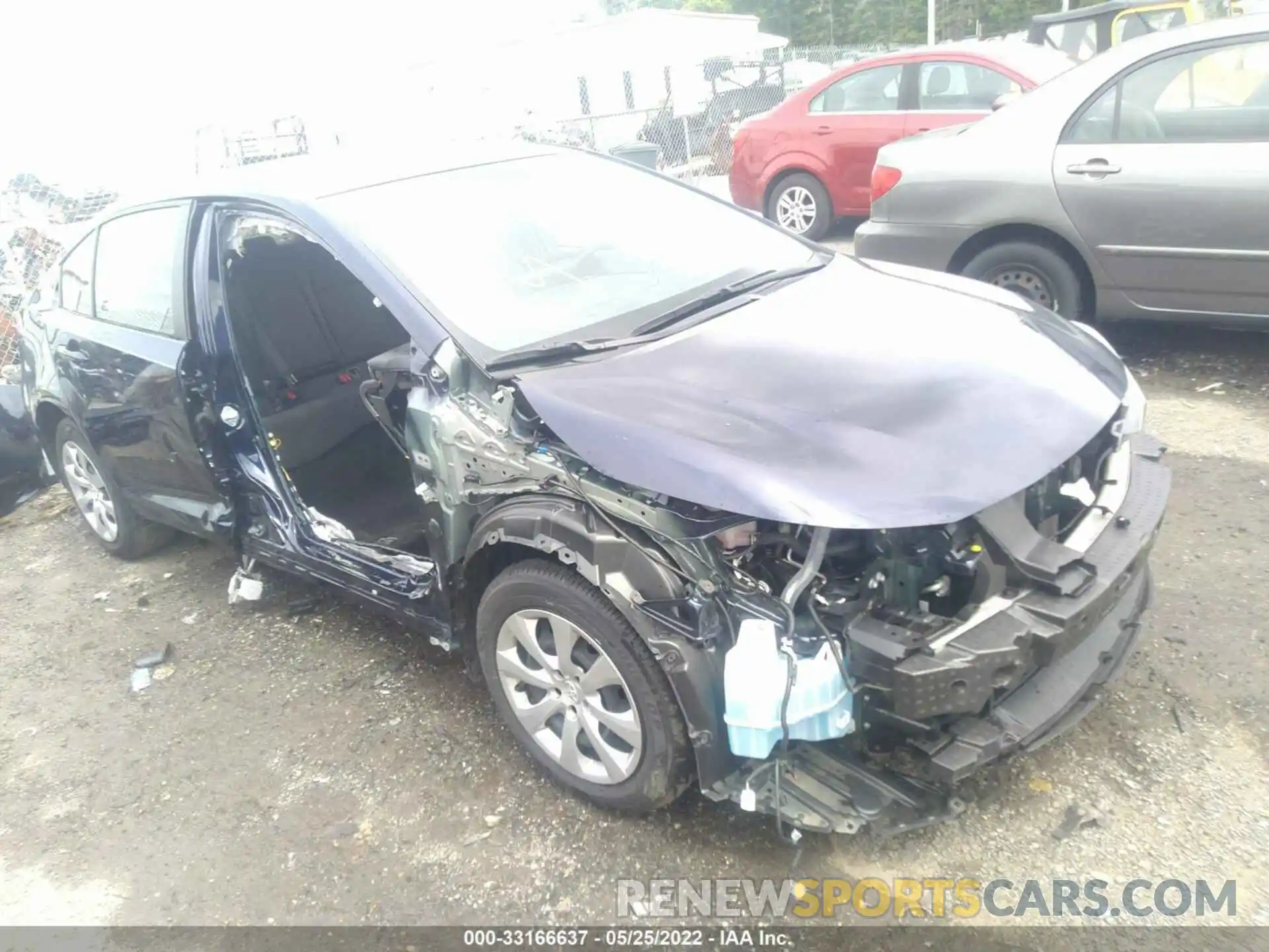 1 Photograph of a damaged car JTDEPMAE4MJ138367 TOYOTA COROLLA 2021