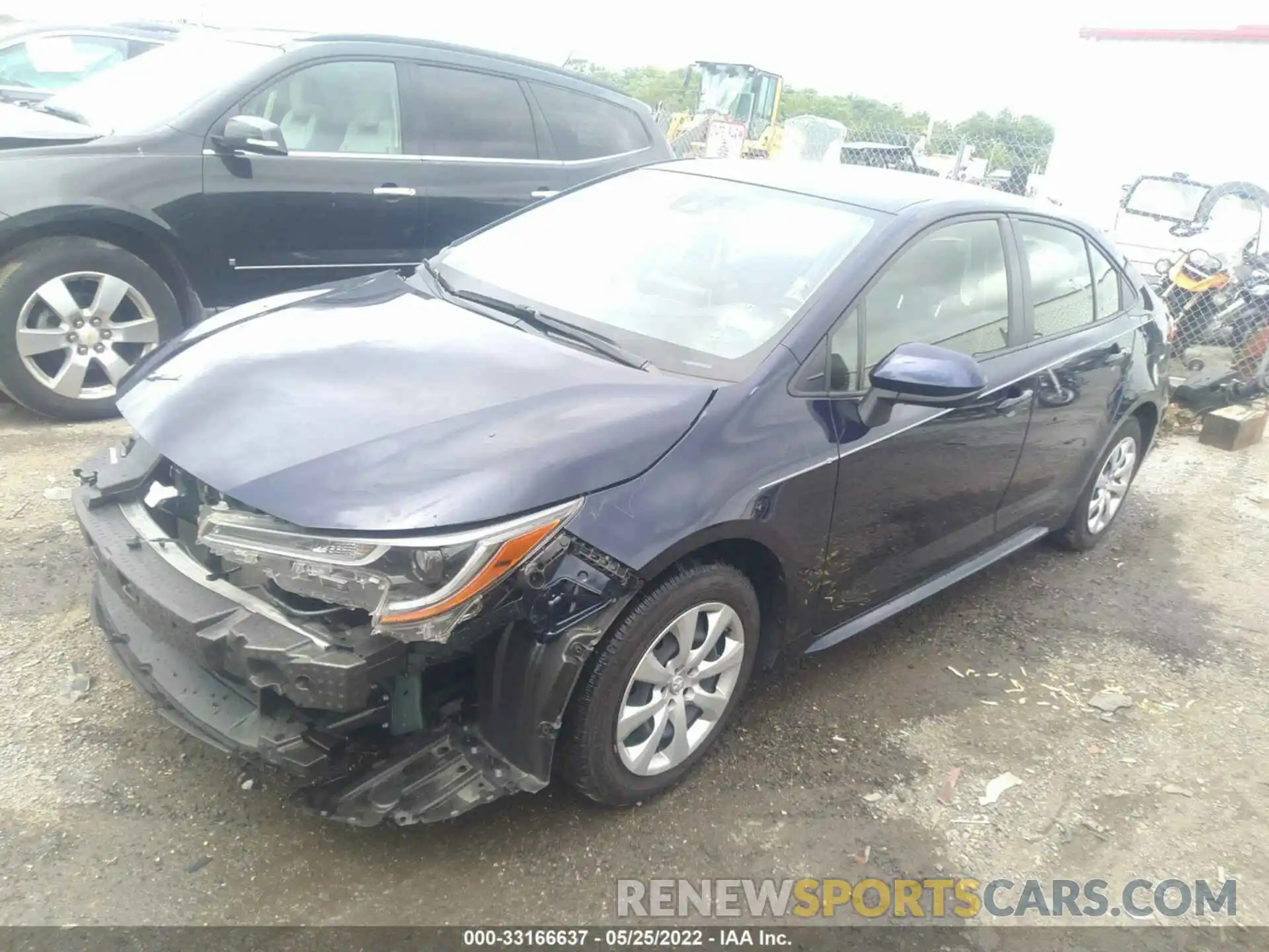 2 Photograph of a damaged car JTDEPMAE4MJ138367 TOYOTA COROLLA 2021