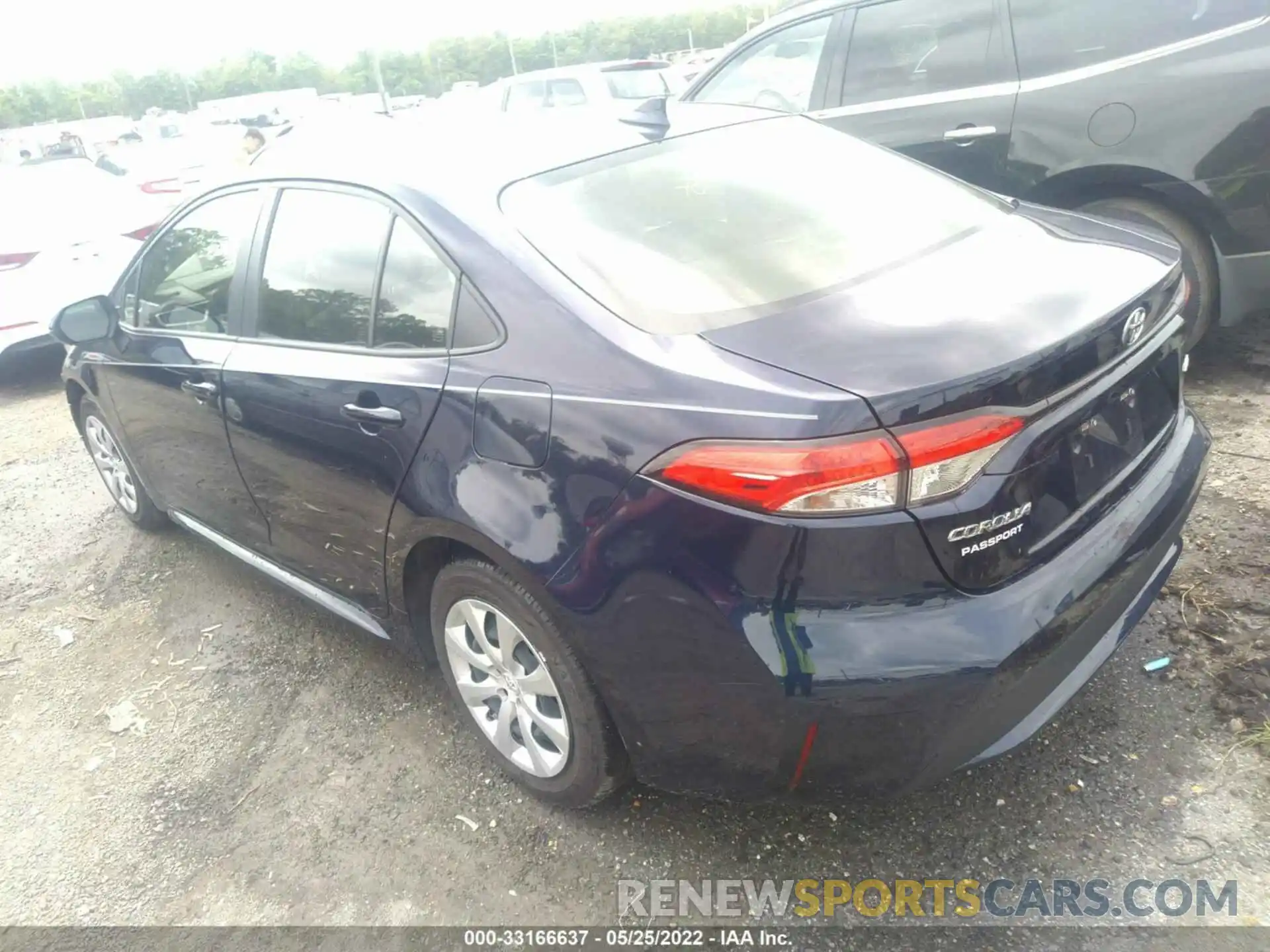 3 Photograph of a damaged car JTDEPMAE4MJ138367 TOYOTA COROLLA 2021