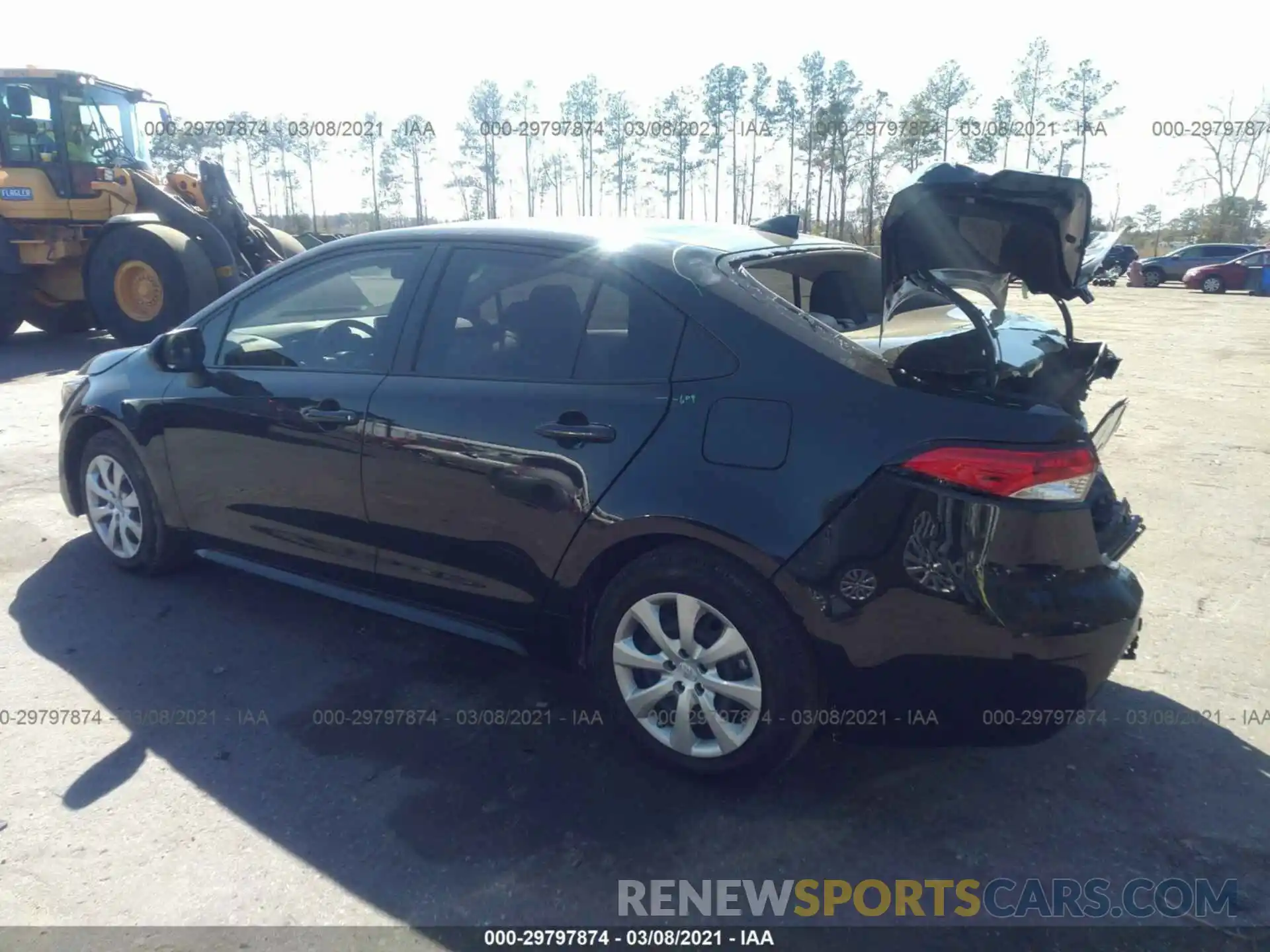 3 Photograph of a damaged car JTDEPMAE4MJ138417 TOYOTA COROLLA 2021