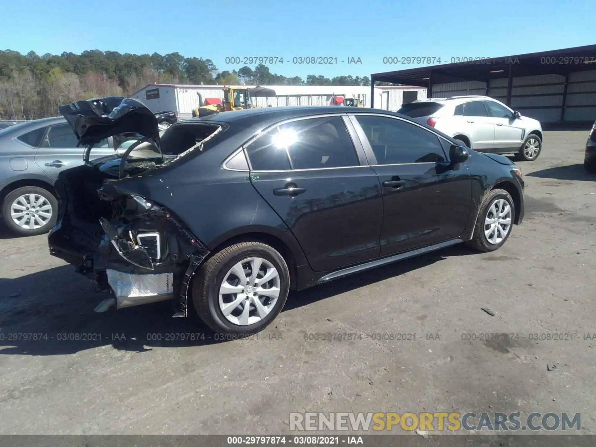 4 Photograph of a damaged car JTDEPMAE4MJ138417 TOYOTA COROLLA 2021