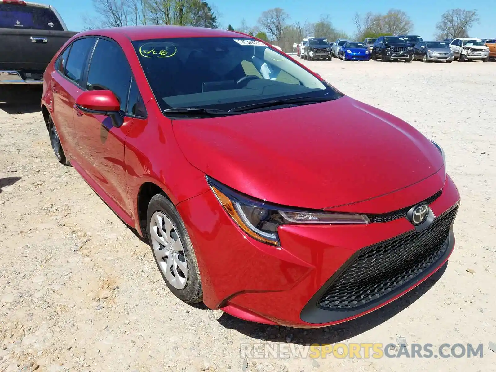 1 Photograph of a damaged car JTDEPMAE4MJ138496 TOYOTA COROLLA 2021