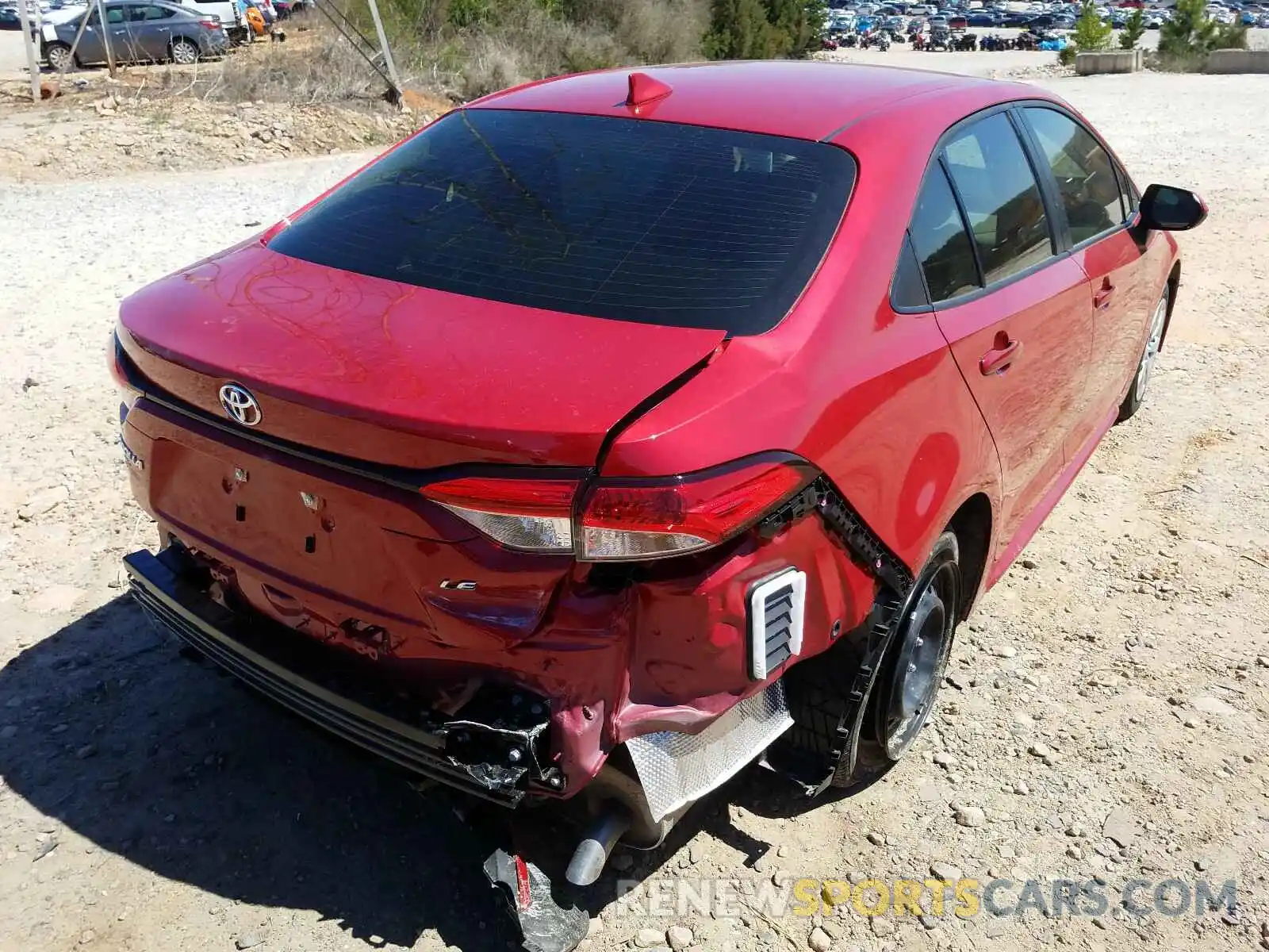 4 Photograph of a damaged car JTDEPMAE4MJ138496 TOYOTA COROLLA 2021