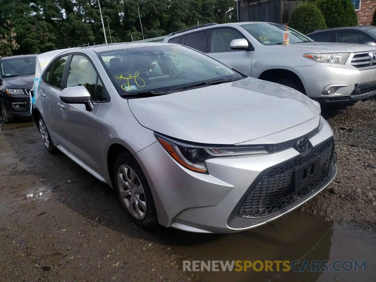 1 Photograph of a damaged car JTDEPMAE4MJ139535 TOYOTA COROLLA 2021