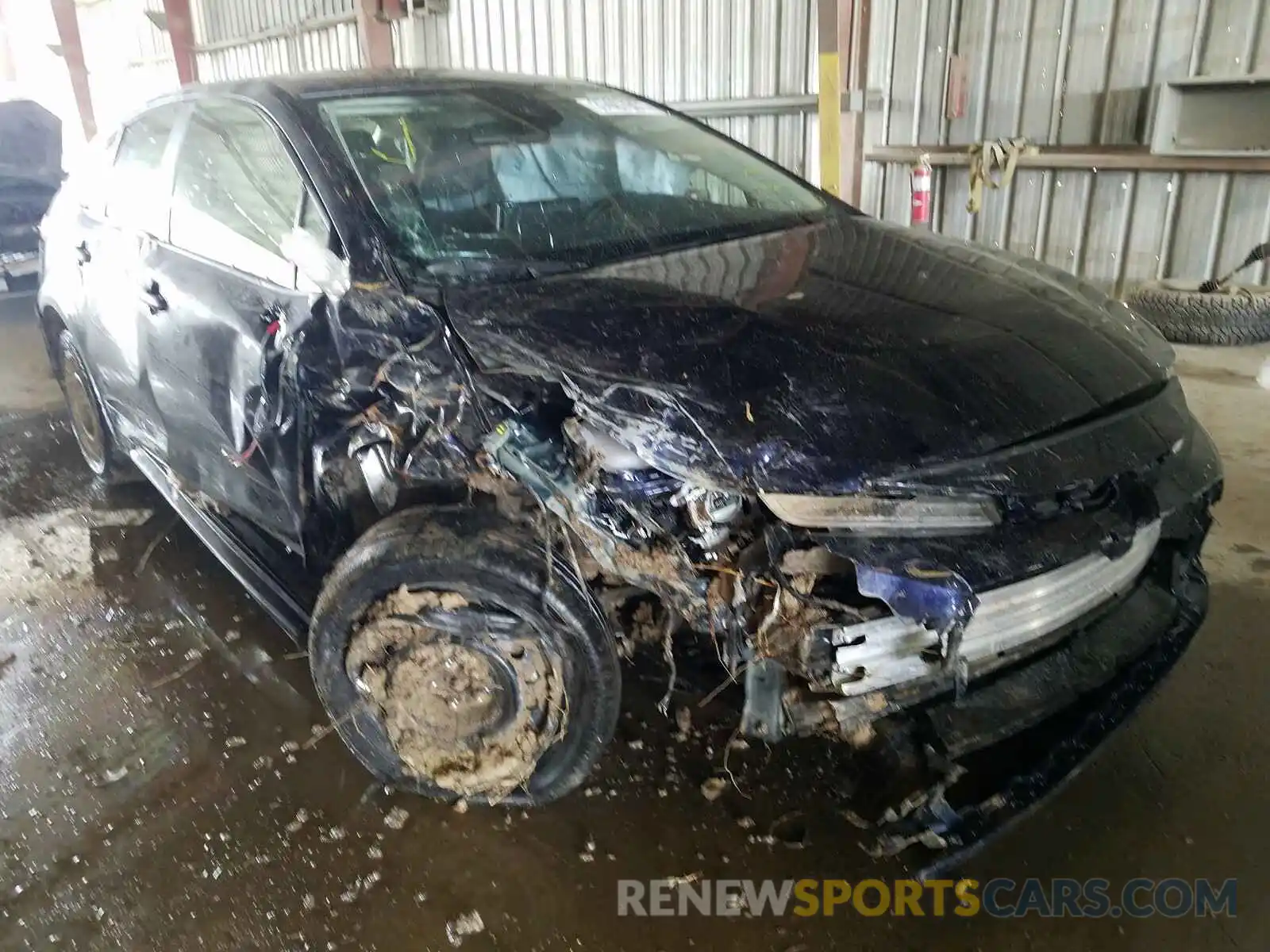 1 Photograph of a damaged car JTDEPMAE4MJ140636 TOYOTA COROLLA 2021
