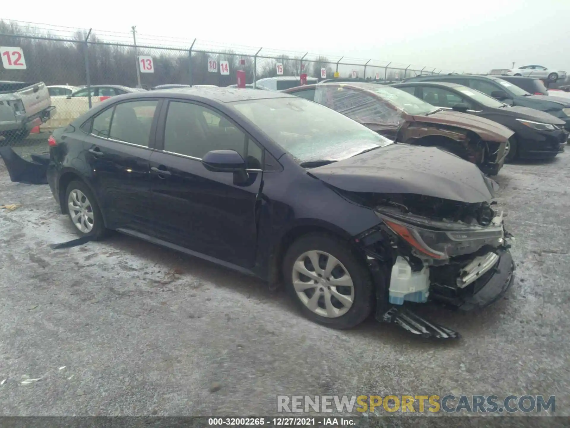 1 Photograph of a damaged car JTDEPMAE4MJ140846 TOYOTA COROLLA 2021