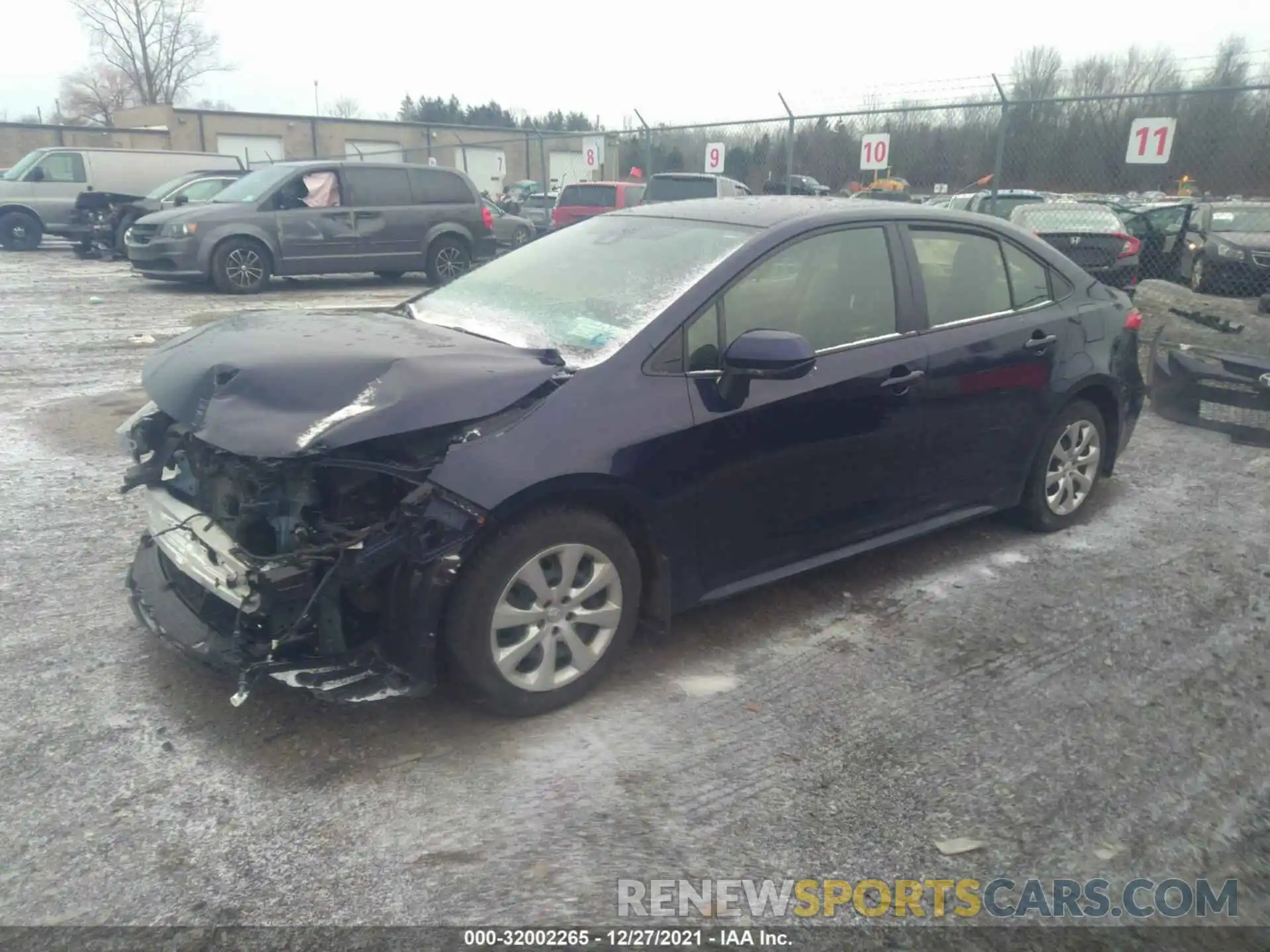 2 Photograph of a damaged car JTDEPMAE4MJ140846 TOYOTA COROLLA 2021