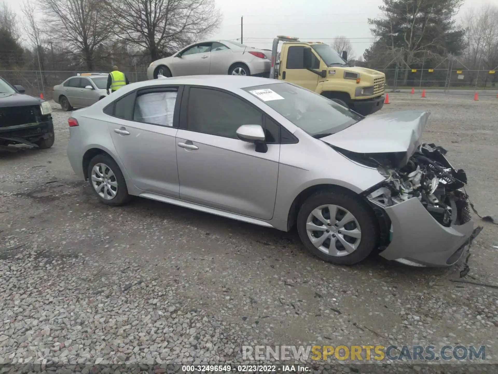 1 Photograph of a damaged car JTDEPMAE4MJ141320 TOYOTA COROLLA 2021