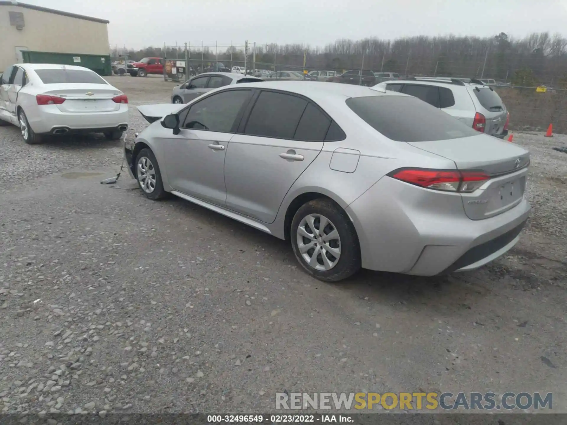 3 Photograph of a damaged car JTDEPMAE4MJ141320 TOYOTA COROLLA 2021