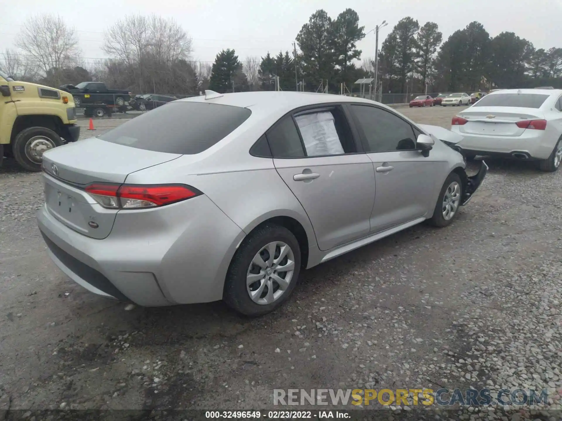 4 Photograph of a damaged car JTDEPMAE4MJ141320 TOYOTA COROLLA 2021