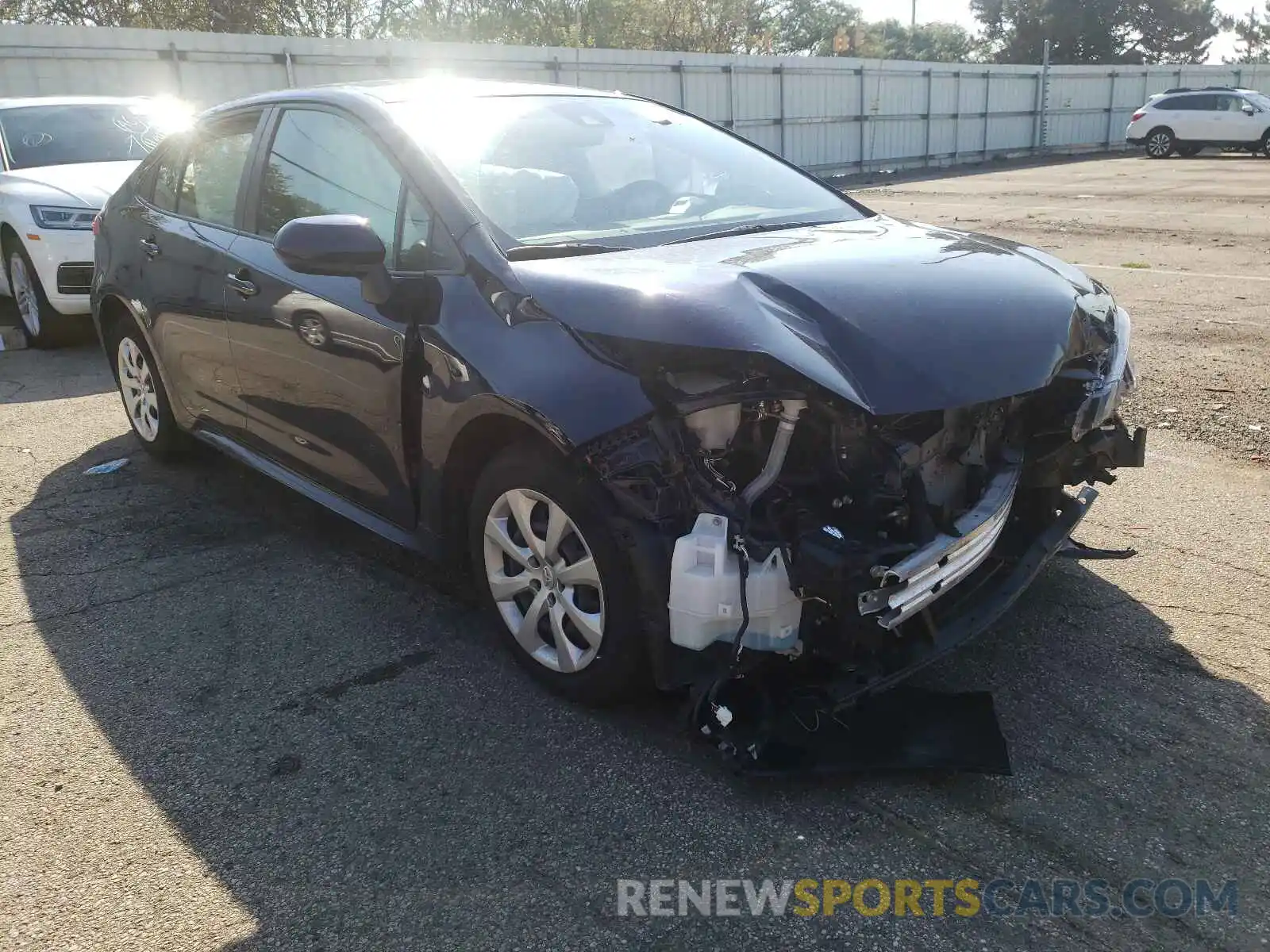 1 Photograph of a damaged car JTDEPMAE4MJ141365 TOYOTA COROLLA 2021