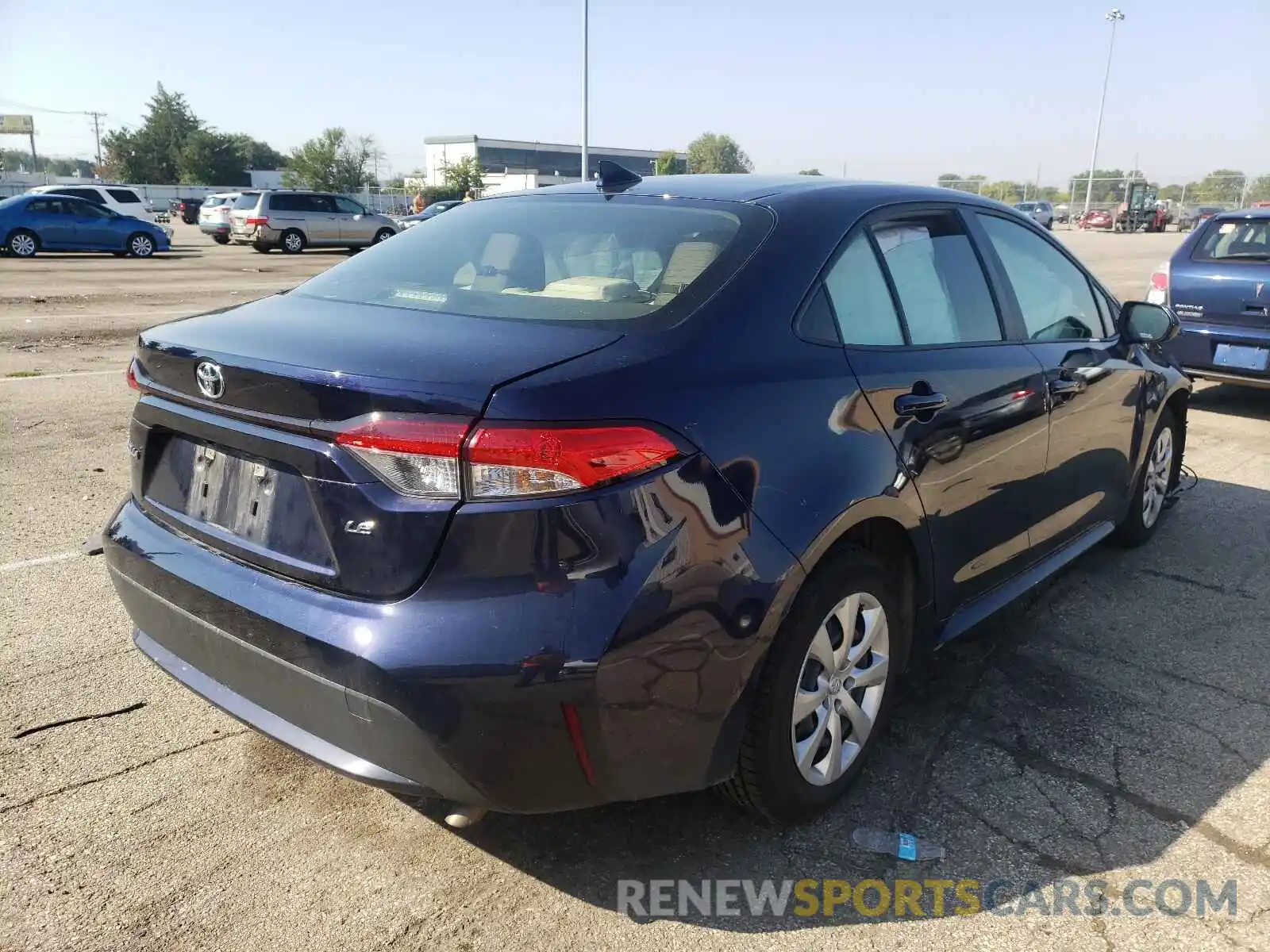 4 Photograph of a damaged car JTDEPMAE4MJ141365 TOYOTA COROLLA 2021