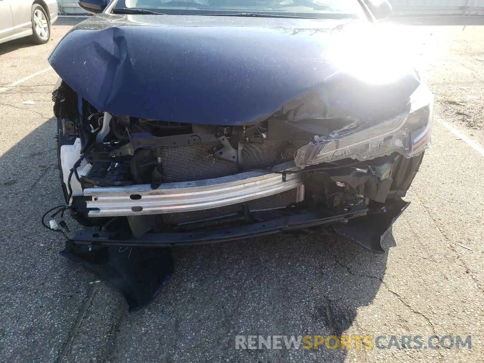 9 Photograph of a damaged car JTDEPMAE4MJ141365 TOYOTA COROLLA 2021