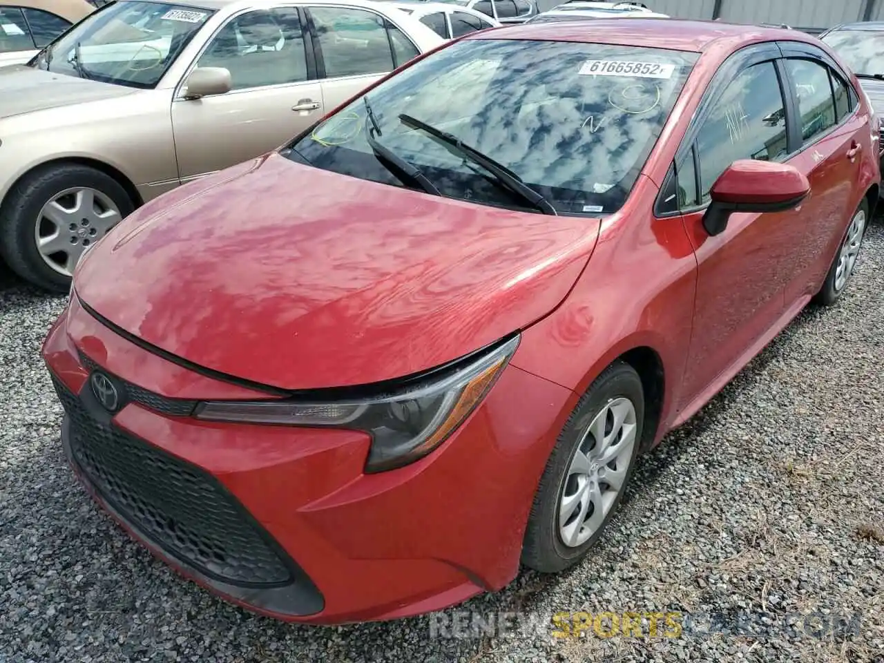 2 Photograph of a damaged car JTDEPMAE4MJ141480 TOYOTA COROLLA 2021