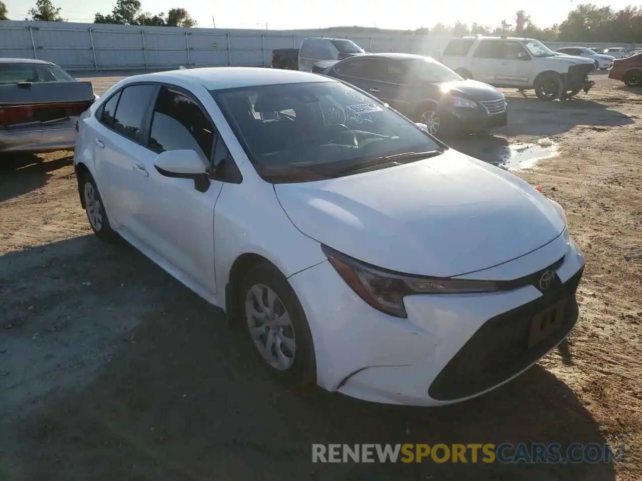 1 Photograph of a damaged car JTDEPMAE4MJ142239 TOYOTA COROLLA 2021