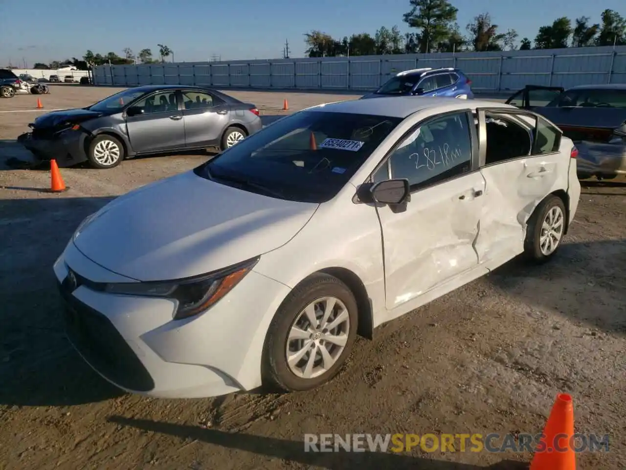 2 Photograph of a damaged car JTDEPMAE4MJ142239 TOYOTA COROLLA 2021