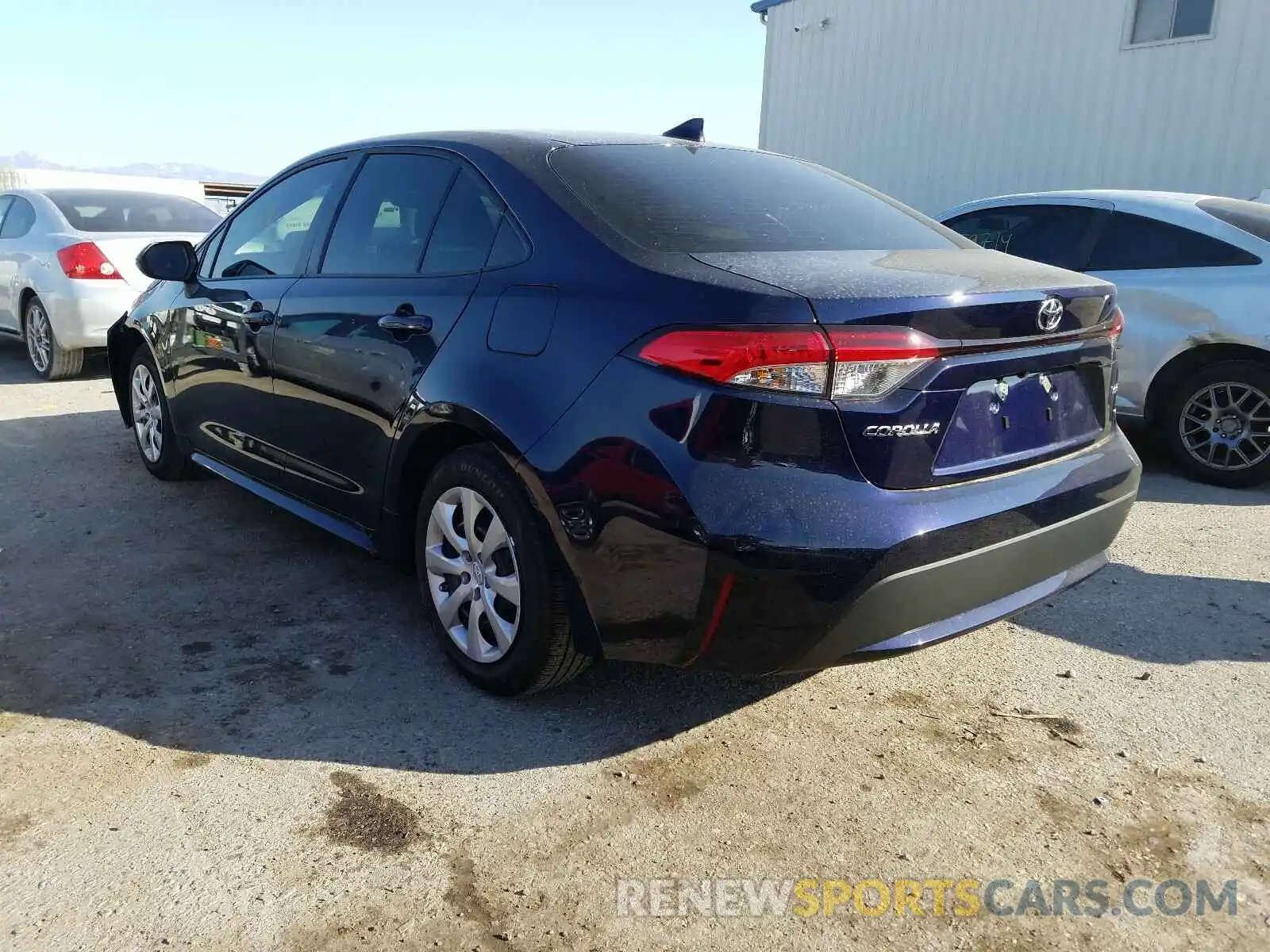 3 Photograph of a damaged car JTDEPMAE4MJ142287 TOYOTA COROLLA 2021