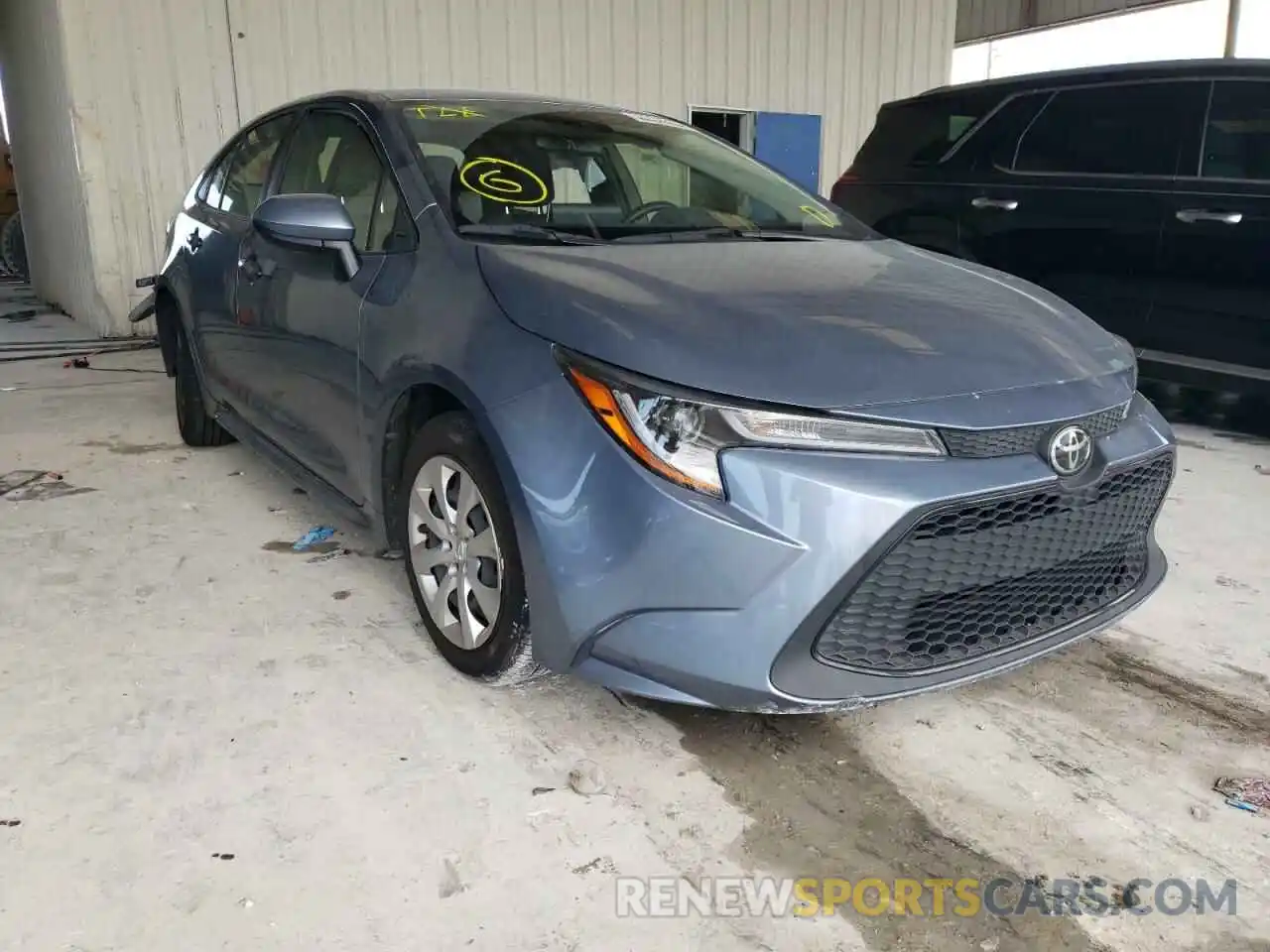 1 Photograph of a damaged car JTDEPMAE4MJ142466 TOYOTA COROLLA 2021