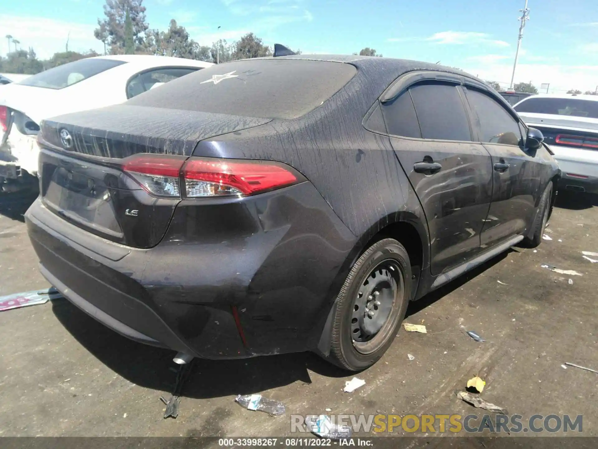 4 Photograph of a damaged car JTDEPMAE4MJ144962 TOYOTA COROLLA 2021