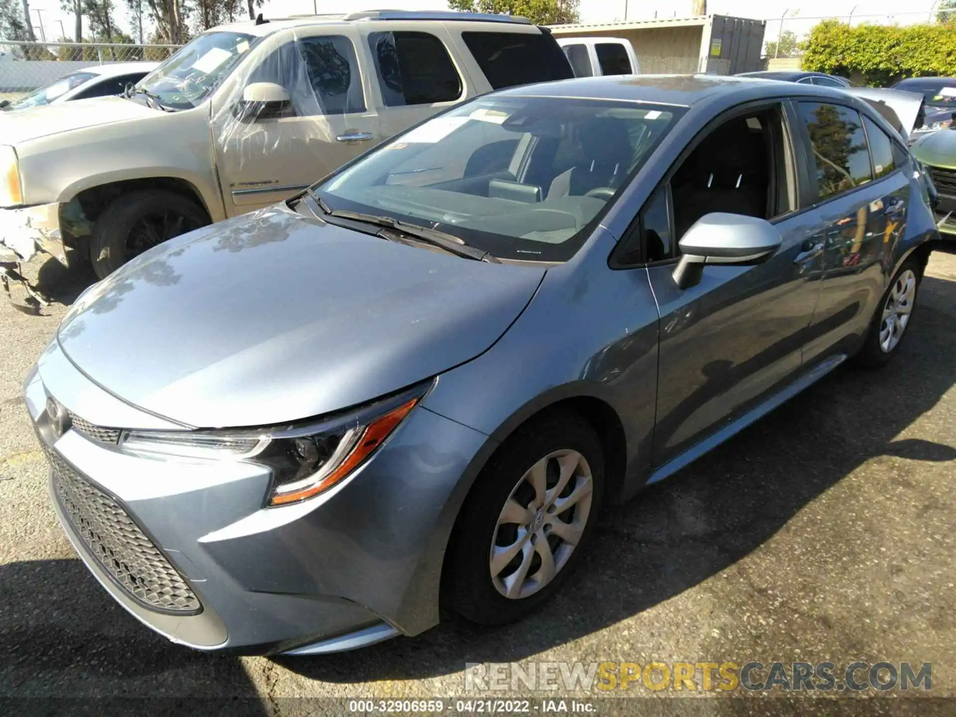 2 Photograph of a damaged car JTDEPMAE4MJ145108 TOYOTA COROLLA 2021