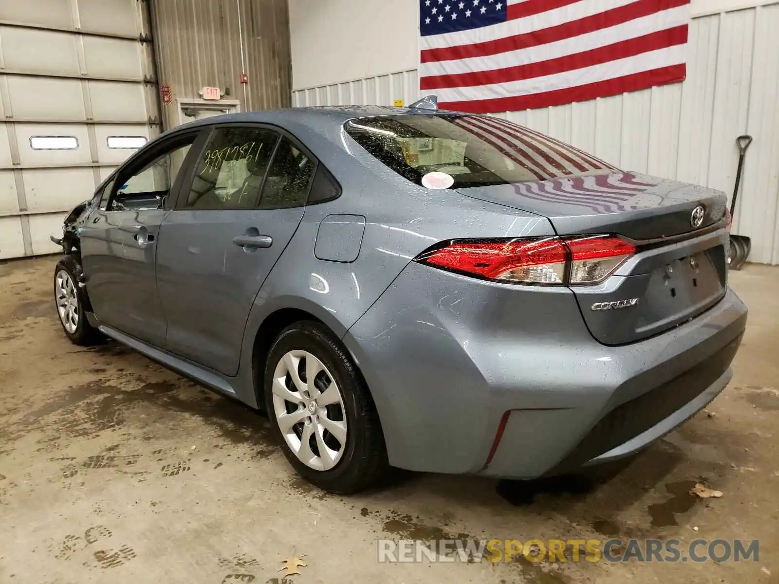 3 Photograph of a damaged car JTDEPMAE4MJ145450 TOYOTA COROLLA 2021