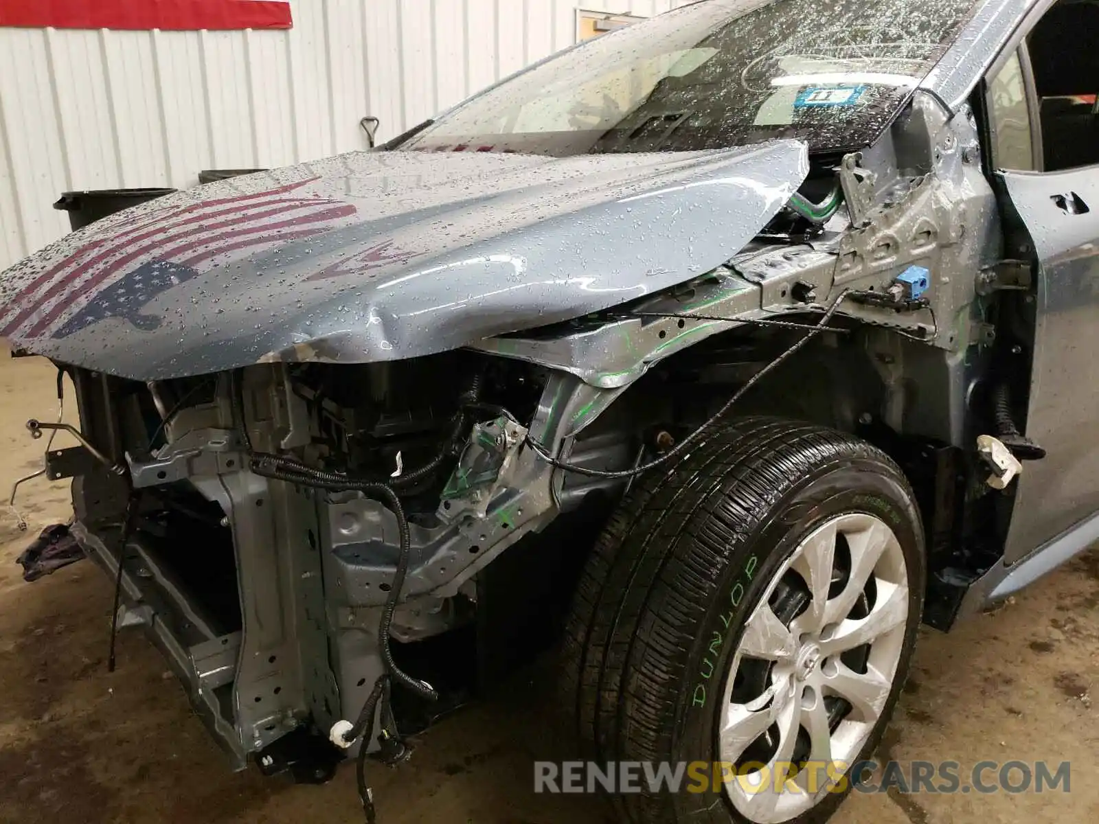 9 Photograph of a damaged car JTDEPMAE4MJ145450 TOYOTA COROLLA 2021