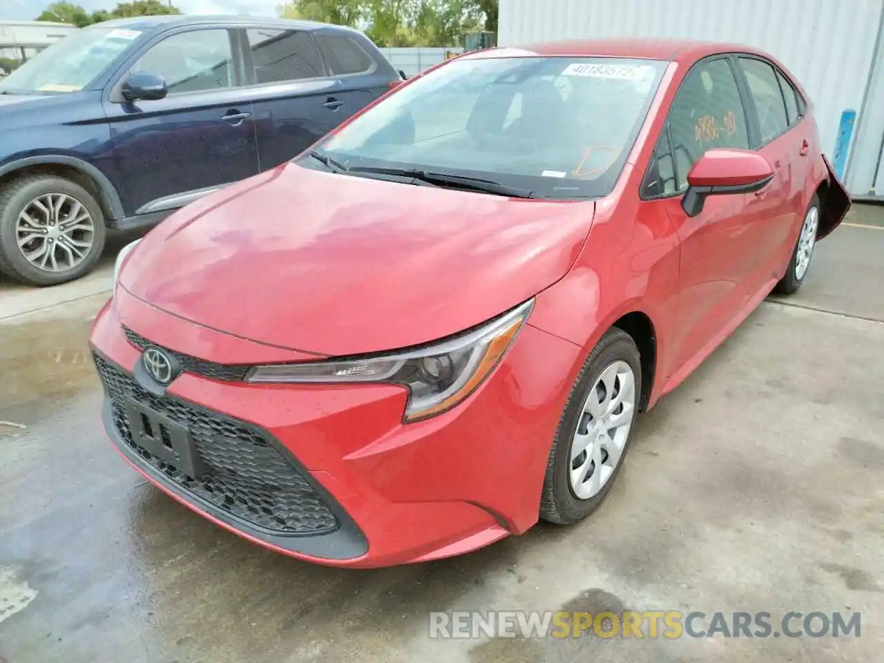 2 Photograph of a damaged car JTDEPMAE4MJ145898 TOYOTA COROLLA 2021