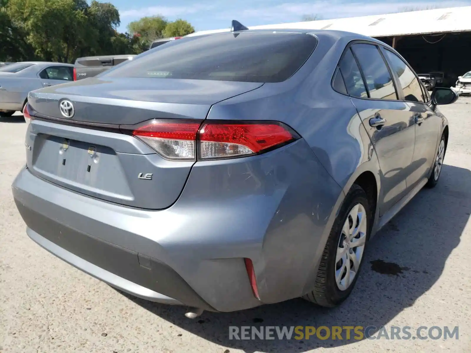 4 Photograph of a damaged car JTDEPMAE4MJ146971 TOYOTA COROLLA 2021