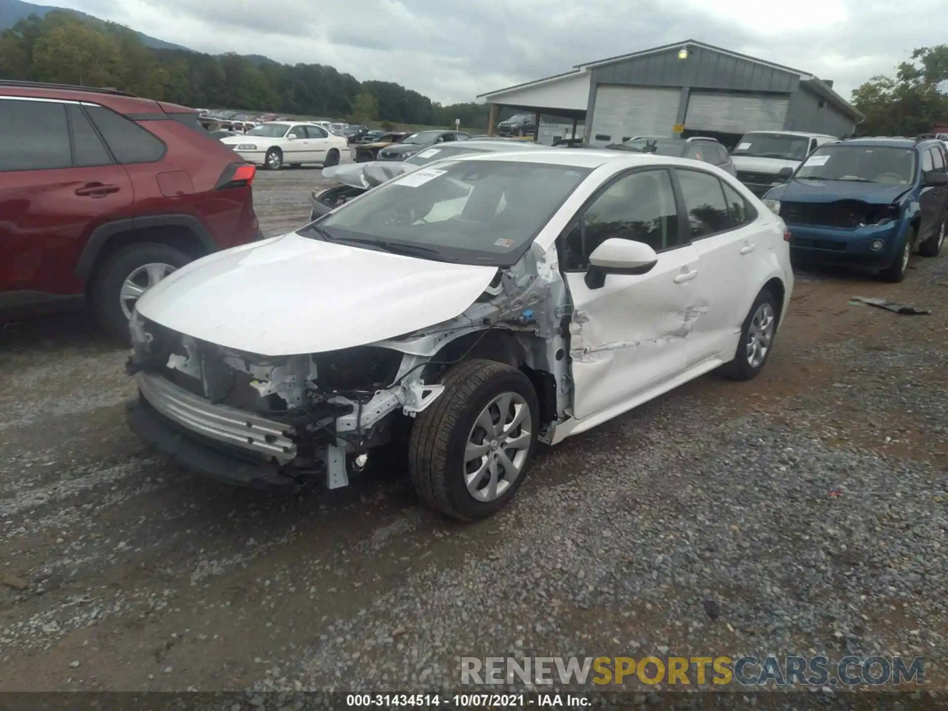 6 Photograph of a damaged car JTDEPMAE4MJ147022 TOYOTA COROLLA 2021