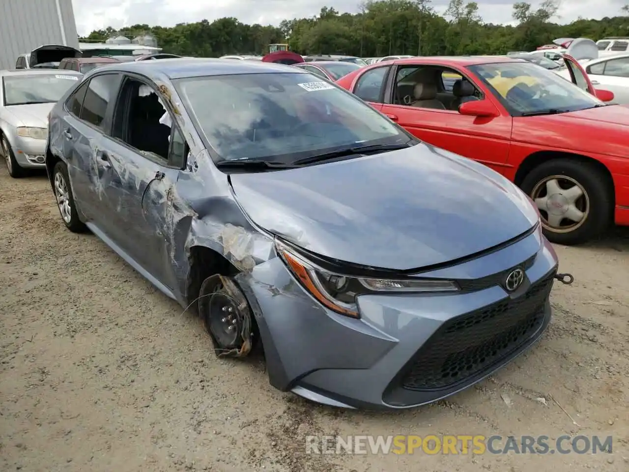 1 Photograph of a damaged car JTDEPMAE4MJ147330 TOYOTA COROLLA 2021